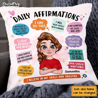 Personalized Gift for Daughter Daily Affirmations Pillow 23645 thumb 1