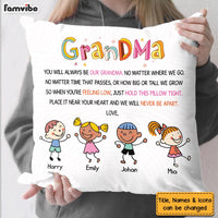 Personalized Gift For Grandma Hold Tight This Pillow 23646 thumb 1