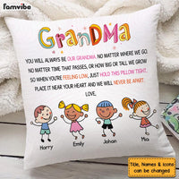 Personalized Gift For Grandma Hold Tight This Pillow 23646 thumb 1