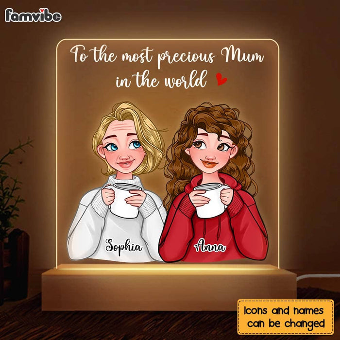 Personalized Gift For Mom Plaque LED Lamp Night Light 23647 1