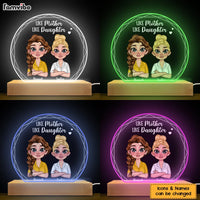 Personalized Gift Like Mother Like Daughter Hexagon Frame Plaque LED Lamp Night Light 23650 thumb 1