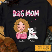 Personalized Gift Floral Dog Mom Shirt - Hoodie - Sweatshirt 23652 thumb 1