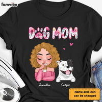 Personalized Gift Floral Dog Mom Shirt - Hoodie - Sweatshirt 23652 thumb 1