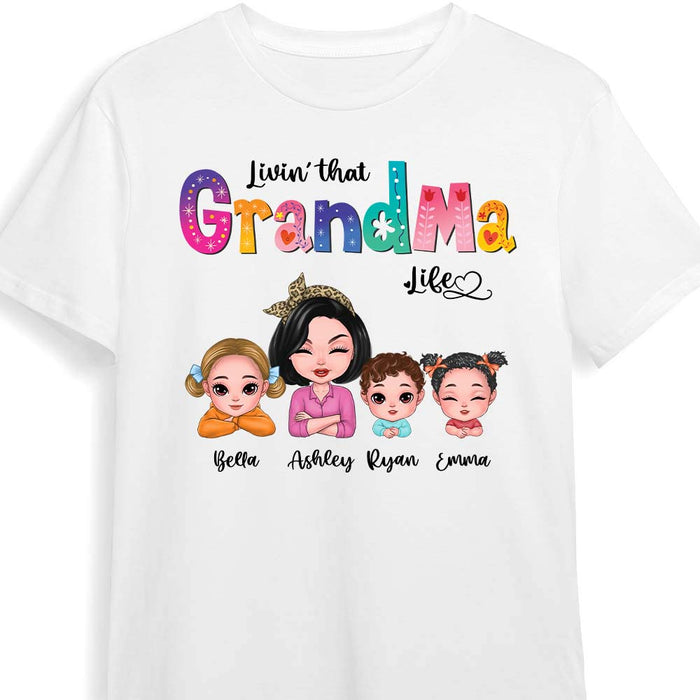 Personalized Living That Grandma Life Pretty Girl Gift For Grandma Shirt - Hoodie - Sweatshirt 23653 1