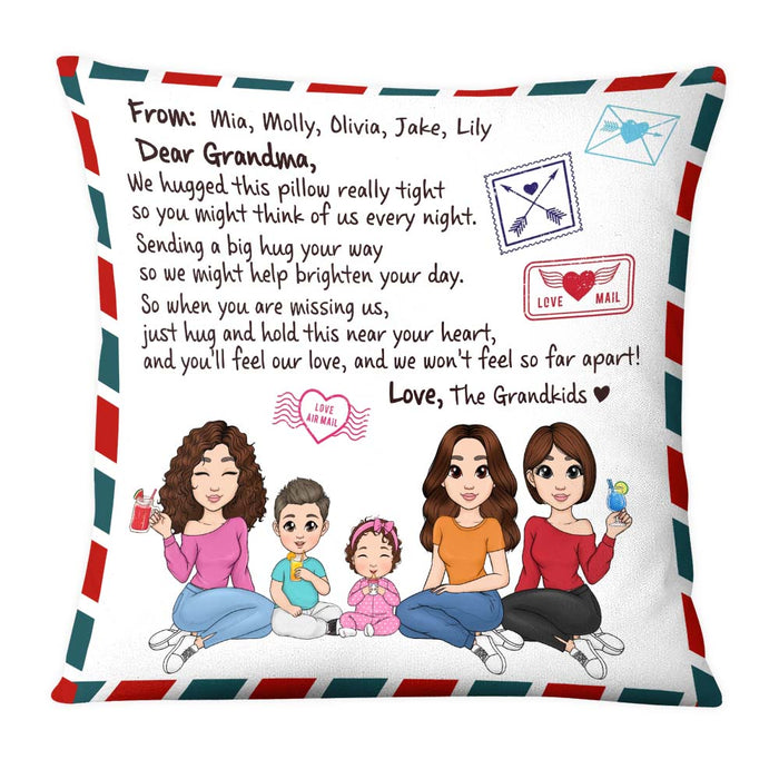 Personalized Letter To Grandma Hug This Pillow 23654 1