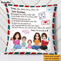 Personalized Letter To Grandma Hug This Pillow 23654 thumb 1
