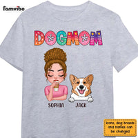 Personalized Dog Mom Colorful Shirt - Hoodie - Sweatshirt 23655 thumb 1