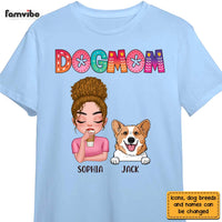 Personalized Dog Mom Colorful Shirt - Hoodie - Sweatshirt 23655 thumb 1