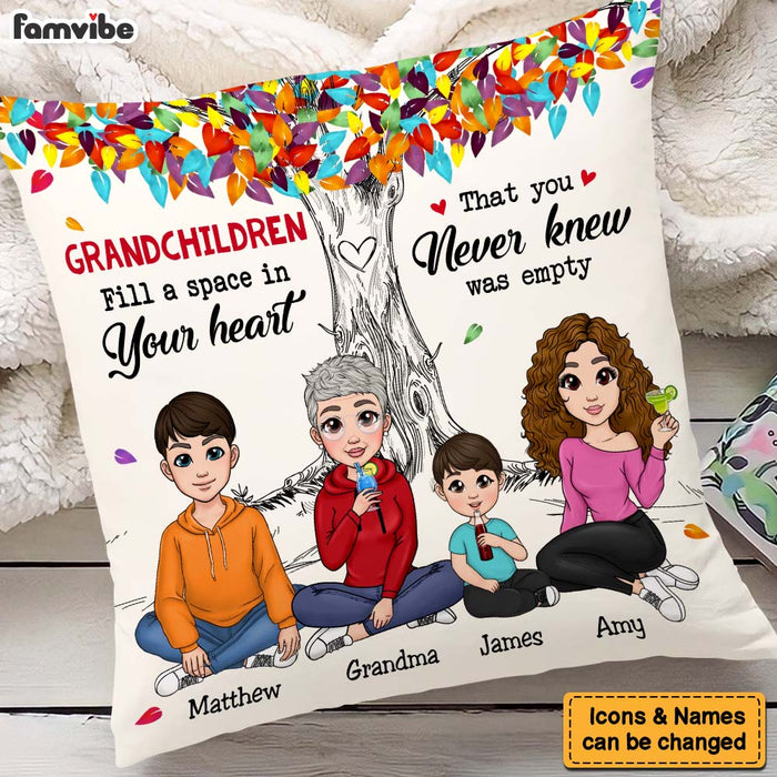 Personalized Grandma Family Tree Pillow 23657 1