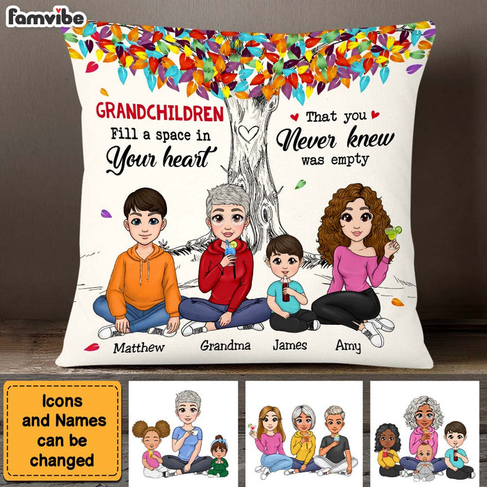Personalized Grandma Family Tree Pillow 23657 1