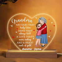 Personalized Gift To My Grandma Plaque LED Lamp Night Light 23658 thumb 1