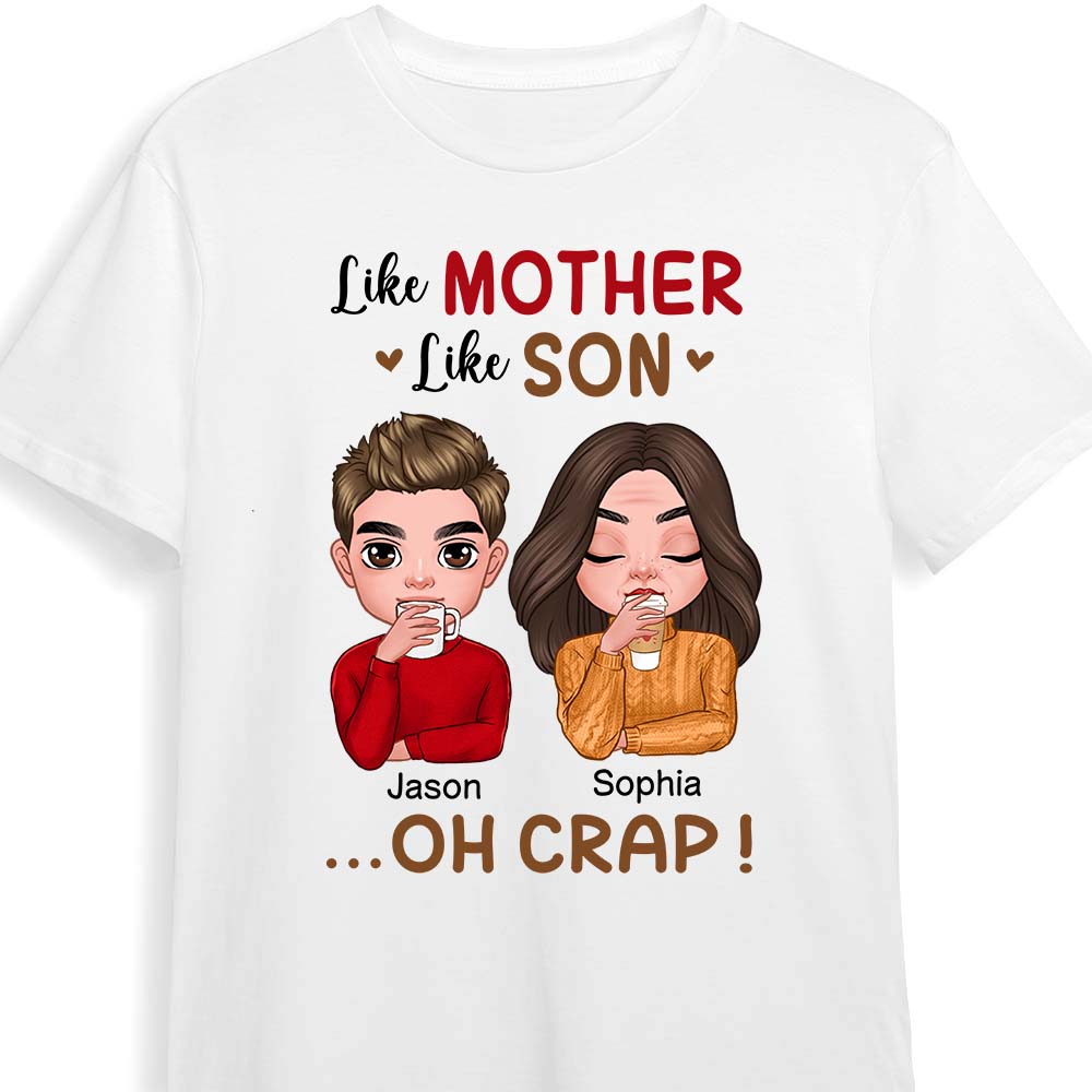 Personalized Gift Like Mother Like Son Shirt 23660 Primary Mockup