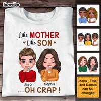 Personalized Gift Like Mother Like Son Shirt - Hoodie - Sweatshirt 23660 thumb 1