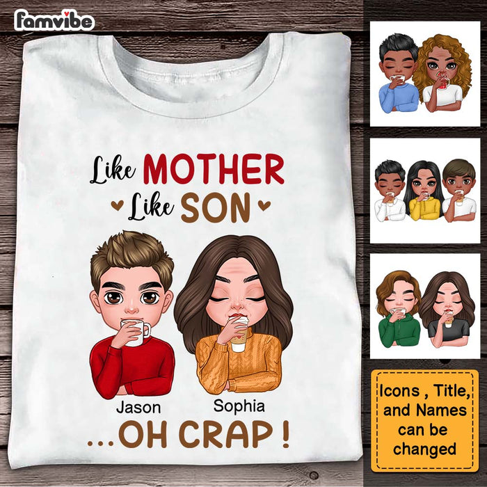 Personalized Gift Like Mother Like Son Shirt - Hoodie - Sweatshirt 23660 1