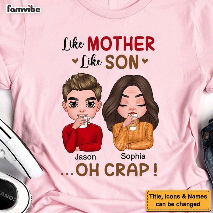 Personalized Gift Like Mother Like Son Shirt - Hoodie - Sweatshirt 23660 1