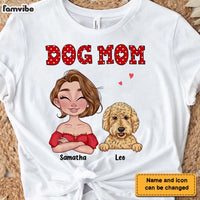 Personalized Dog Mom Polka Dot Shirt - Hoodie - Sweatshirt 23661 thumb 1