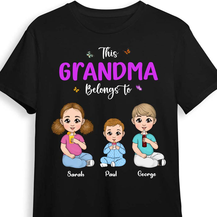 Personalized Grandma Belongs To Shirt - Hoodie - Sweatshirt 23664 1