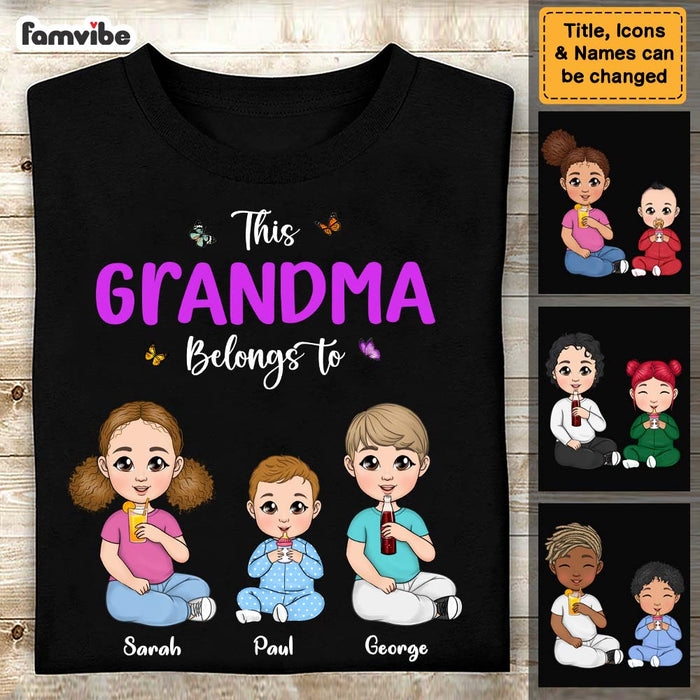 Personalized Grandma Belongs To Shirt - Hoodie - Sweatshirt 23664 1