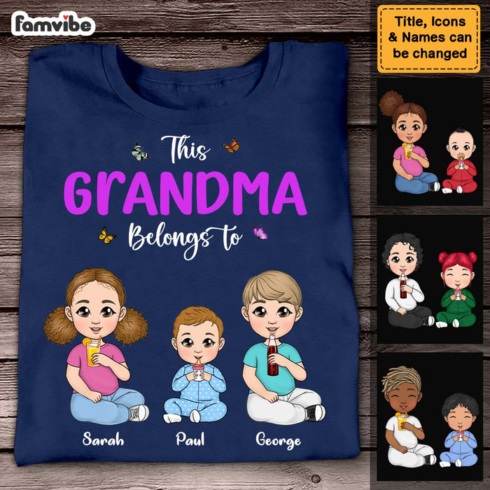 Personalized Grandma Belongs To Shirt - Hoodie - Sweatshirt 23664 1
