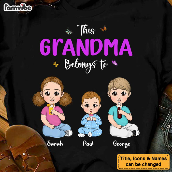 Personalized Grandma Belongs To Shirt - Hoodie - Sweatshirt 23664 1