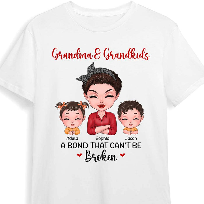 Personalized Gift Grandma And Grandkid A Bond That Can't Be Broken Shirt - Hoodie - Sweatshirt 23669 1