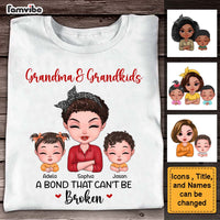 Personalized Gift Grandma And Grandkid A Bond That Can't Be Broken Shirt - Hoodie - Sweatshirt 23669 thumb 1