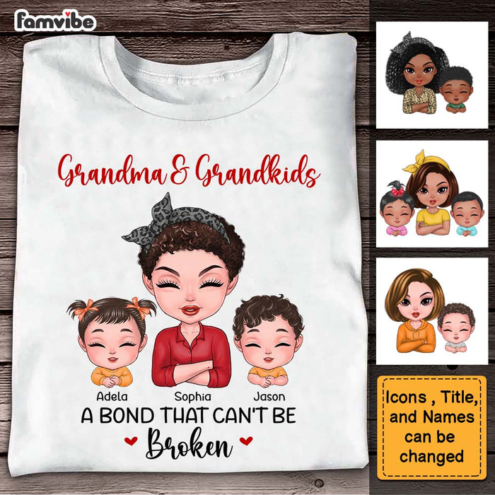Personalized Gift Grandma And Grandkid A Bond That Can't Be Broken Shirt - Hoodie - Sweatshirt 23669 1