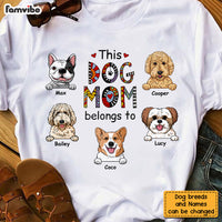Personalized This Dog Mom Belongs To Shirt - Hoodie - Sweatshirt 23672 thumb 1