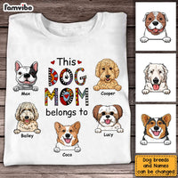 Personalized This Dog Mom Belongs To Shirt - Hoodie - Sweatshirt 23672 thumb 1
