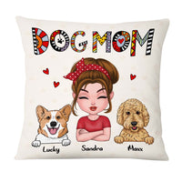 Personalized Dog Mom Cuppa Doodle Pillow 23673 thumb 1