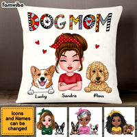 Personalized Dog Mom Cuppa Doodle Pillow 23673 thumb 1