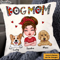 Personalized Dog Mom Cuppa Doodle Pillow 23673 thumb 1
