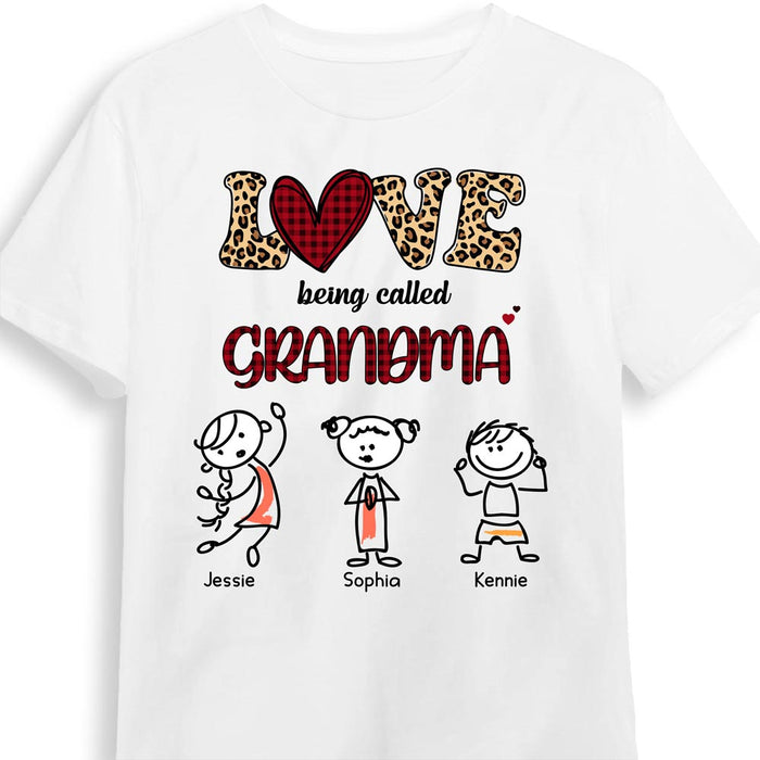 Personalized Gift Love being Called Grandma Leopard Print Shirt - Hoodie - Sweatshirt 23675 1