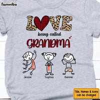 Personalized Gift Love being Called Grandma Leopard Print Shirt - Hoodie - Sweatshirt 23675 thumb 1
