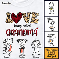 Personalized Gift Love being Called Grandma Leopard Print Shirt - Hoodie - Sweatshirt 23675 thumb 1