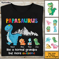 Personalized Gift For Grandpa Papasaurus Shirt - Hoodie - Sweatshirt 23677 thumb 1