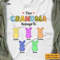 Personalized Bunny Easter This Grandma Belongs To Shirt - Hoodie - Sweatshirt 23679 thumb 1