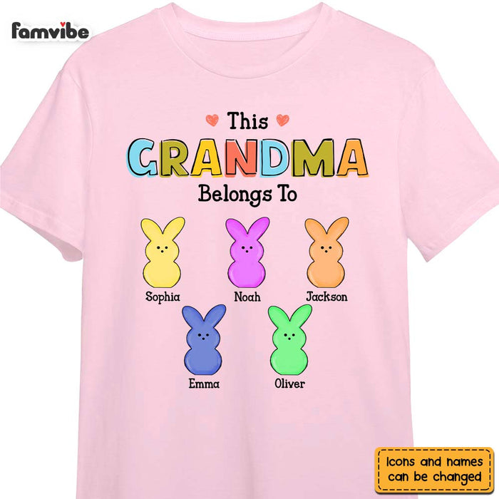 Personalized Bunny Easter This Grandma Belongs To Shirt - Hoodie - Sweatshirt 23679 1