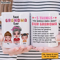 Personalized 5 Things You Should Know About Grandma Mug 23682 thumb 1
