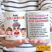 Personalized 5 Things You Should Know About Grandma Mug 23682 thumb 1