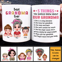 Personalized 5 Things You Should Know About Grandma Mug 23682 thumb 1