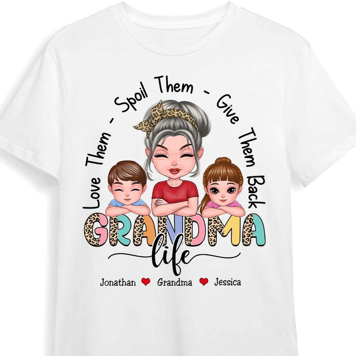 Personalized Grandma Life Shirt - Hoodie - Sweatshirt 23685 1