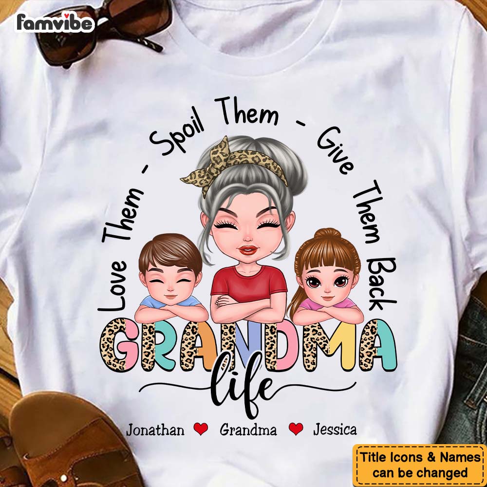 Personalized Grandma Life Shirt 23685 Primary Mockup