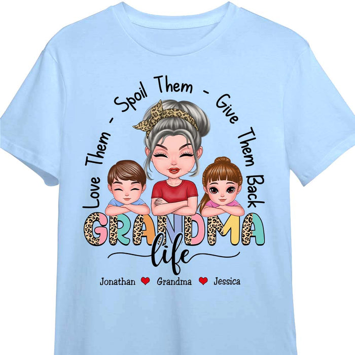 Personalized Grandma Life Shirt - Hoodie - Sweatshirt 23685 1