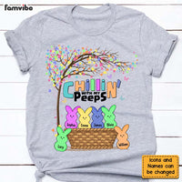 Personalized Grandma Grandpa Chillin With My Peeps Shirt - Hoodie - Sweatshirt 23689 thumb 1
