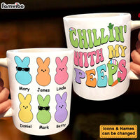 Personalized Grandma Grandpa Chillin' With My Peeps Mug 23690 thumb 1