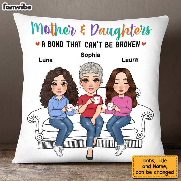 Personalized Gift Mother And Daughter Pillow 23691 1