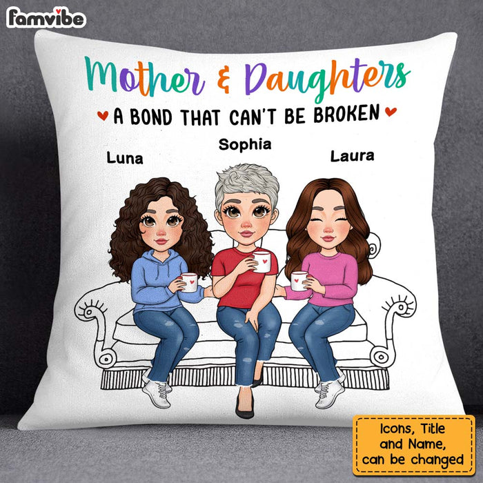 Personalized Gift Mother And Daughter Pillow 23691 1