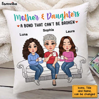 Personalized Gift Mother And Daughter Pillow 23691 thumb 1