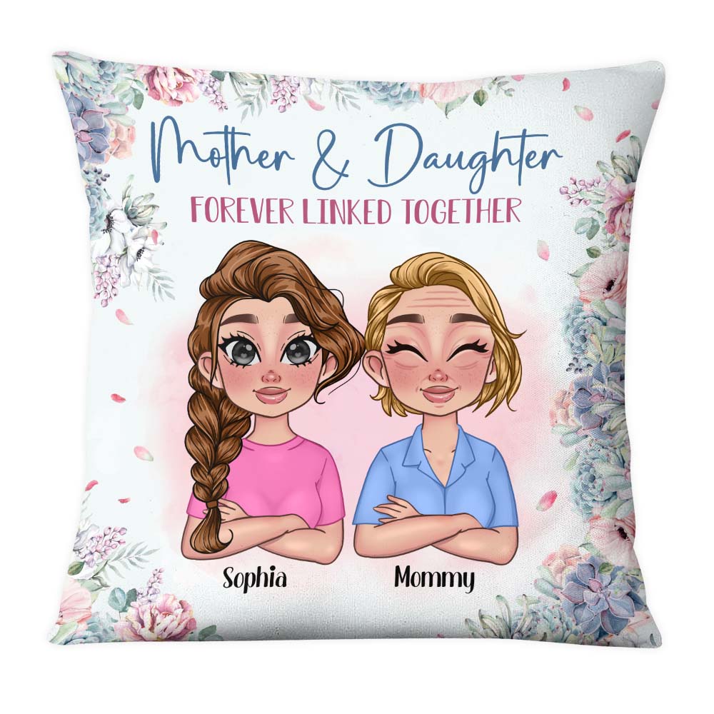 Personalized Mother & Daughter Pillow 23693 Primary Mockup